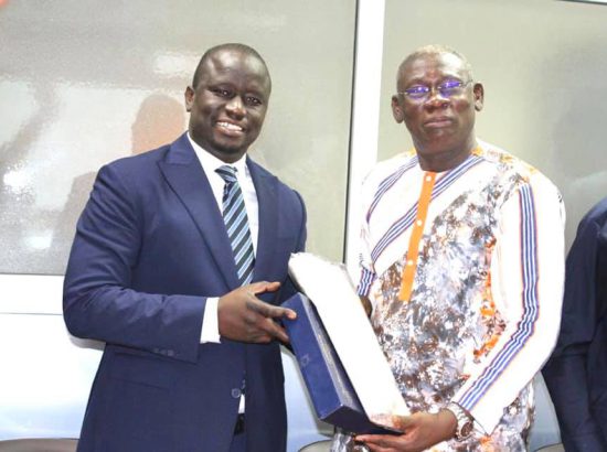 La visite du ministre de la jeunesse, de la promotion de l’entrepreneuriat et de l’emploi du Burkina Faso.