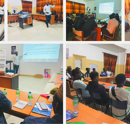 Session d’écoute et de prise de parole organisée par l’OIM 