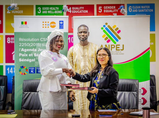 Jeunesse et emploi au Sénégal : Partenariat stratégique entre le PNUD et l’ANPEJ