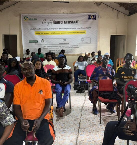 Renforcement des compétences entrepreneuriales des artisans : l’Antenne régionale de Thiès engagée aux côtés de la Chambre des métiers dans le cadre du projet Élan ci Artisanat