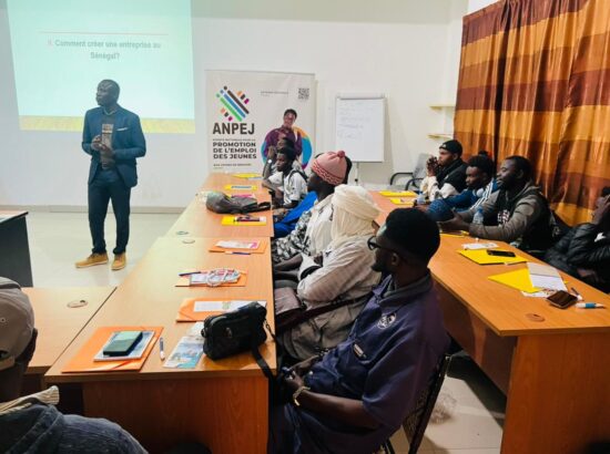 Participation de l’ANPEJ à une session organisée par l’OIM au profit des migrants de retour à Thiès