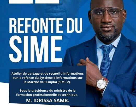 Atelier de partage et de recueil d’informations sur la refonte du Systèmed’informations sur le Marché de l’Emploi (SIME 2)